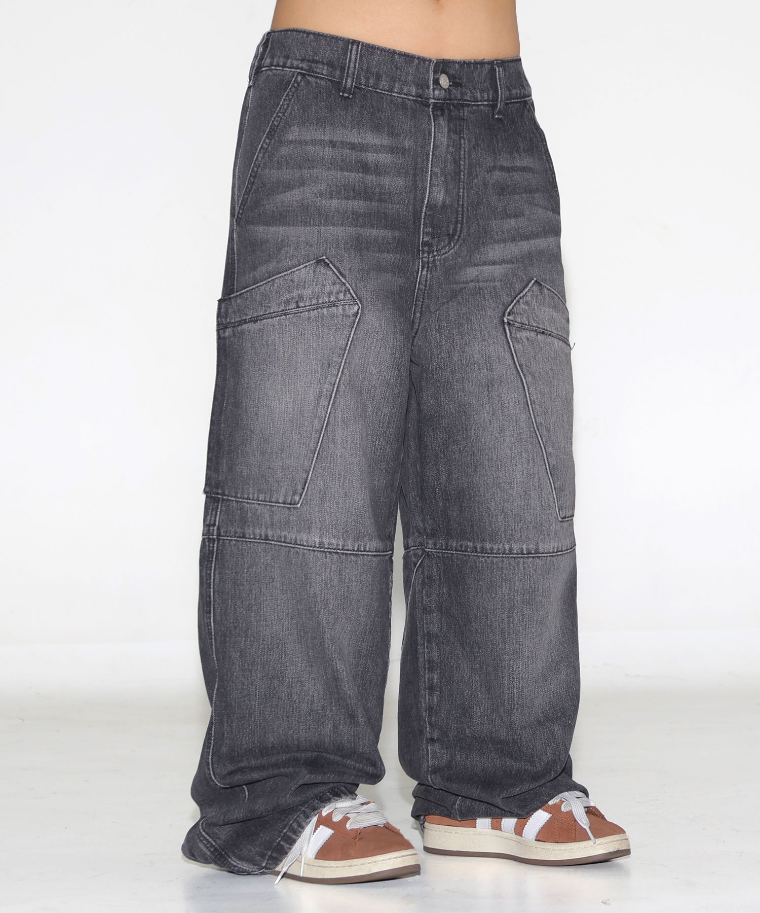 パンツ XTONZ XP240 Front Pocket Washed Denim Pants BLACK XP240BK MUSINSA | XTONZ XP240 Front Pocket Washed Denim Pants (BLACK)