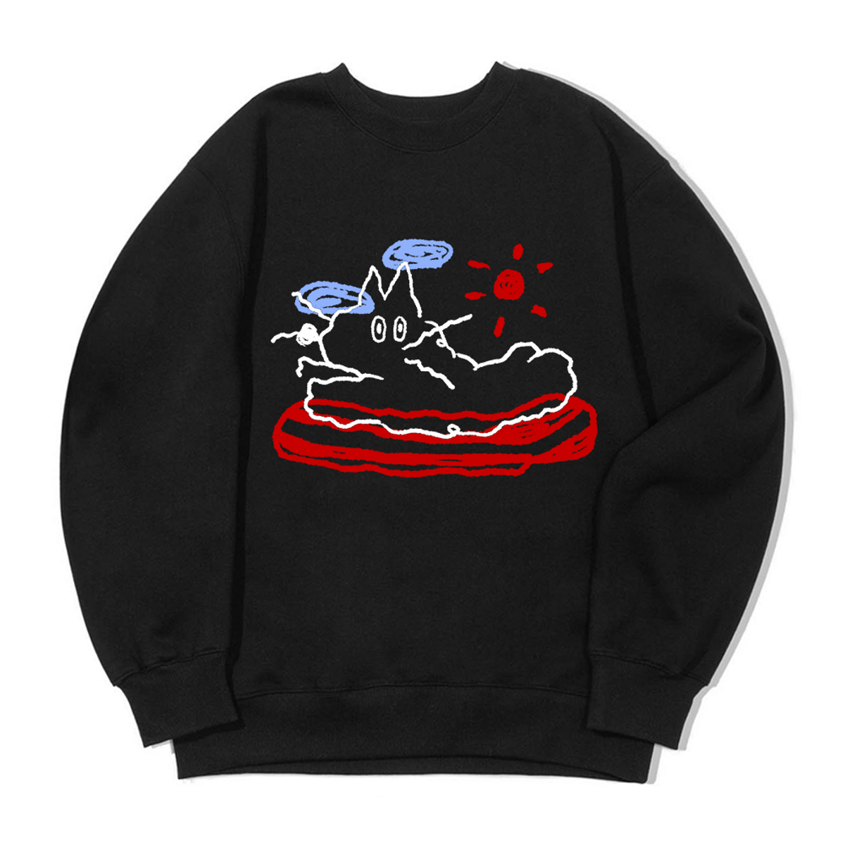 어썸어스(AWESOMEUS) CAT SUNBED SWEAT SHIRTS_3 COLOR