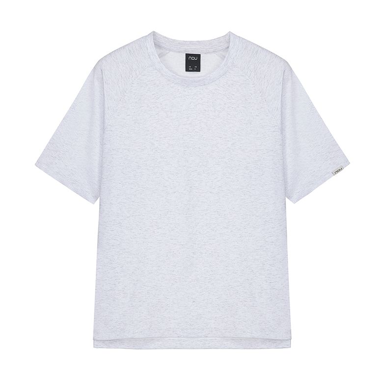 W 분또 티셔츠 Melange Gray
