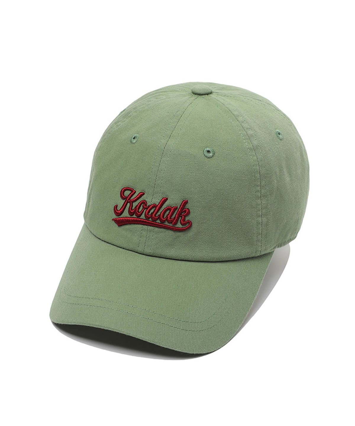 코닥(KODAK) 레터링 릴렉스핏 볼캡 KHAKI
