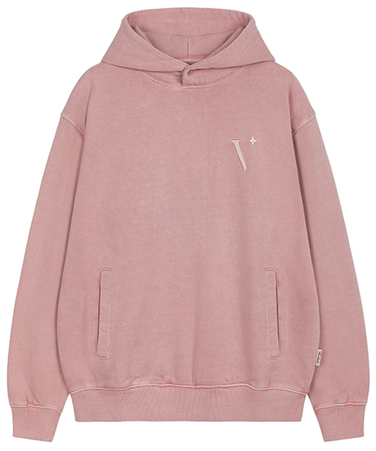비바스튜디오(VIVASTUDIO) BASIC SYMBOL LOGO HOODIE [PINK]