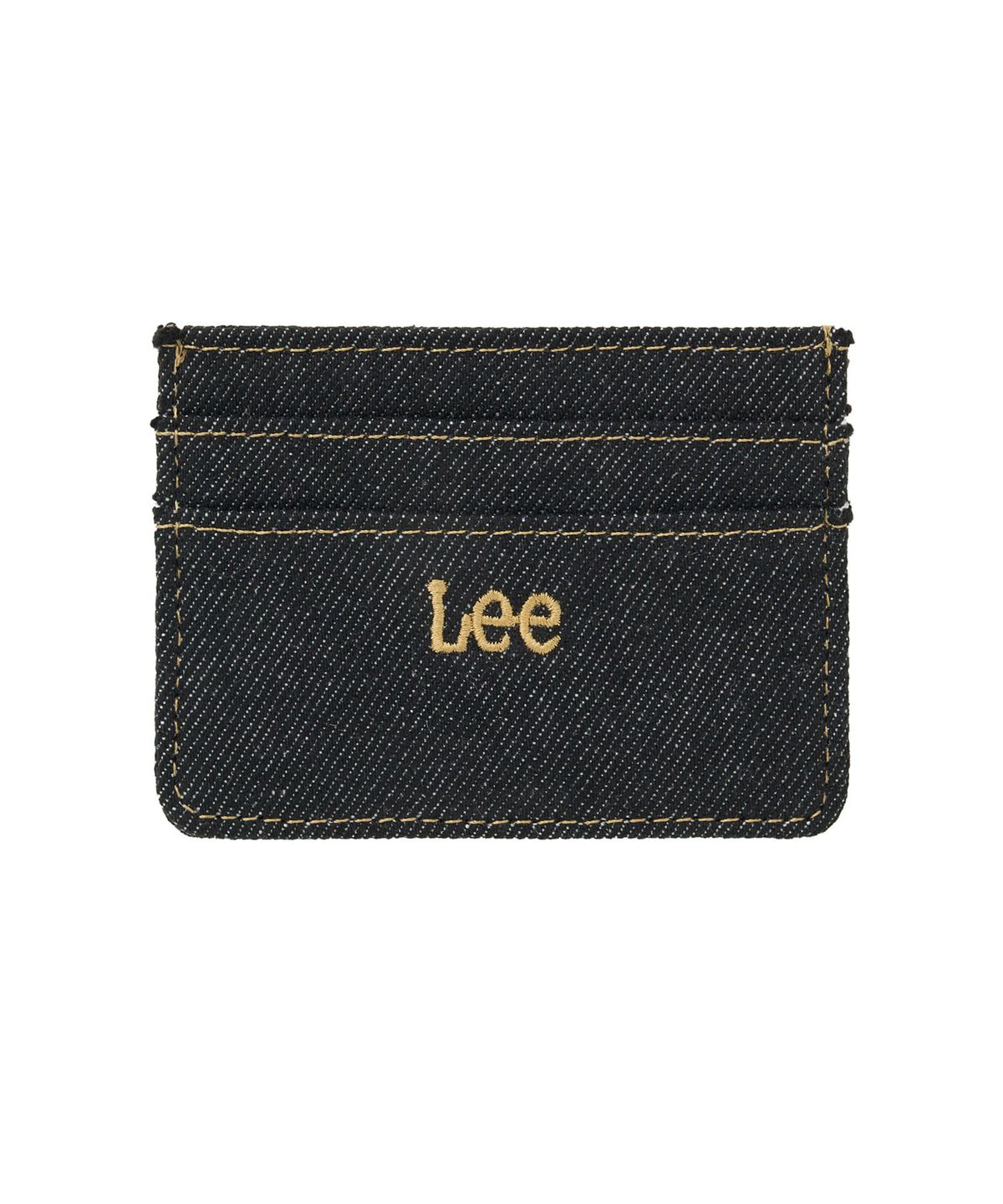 리(LEE) 데님 카드 홀더 블랙 로우