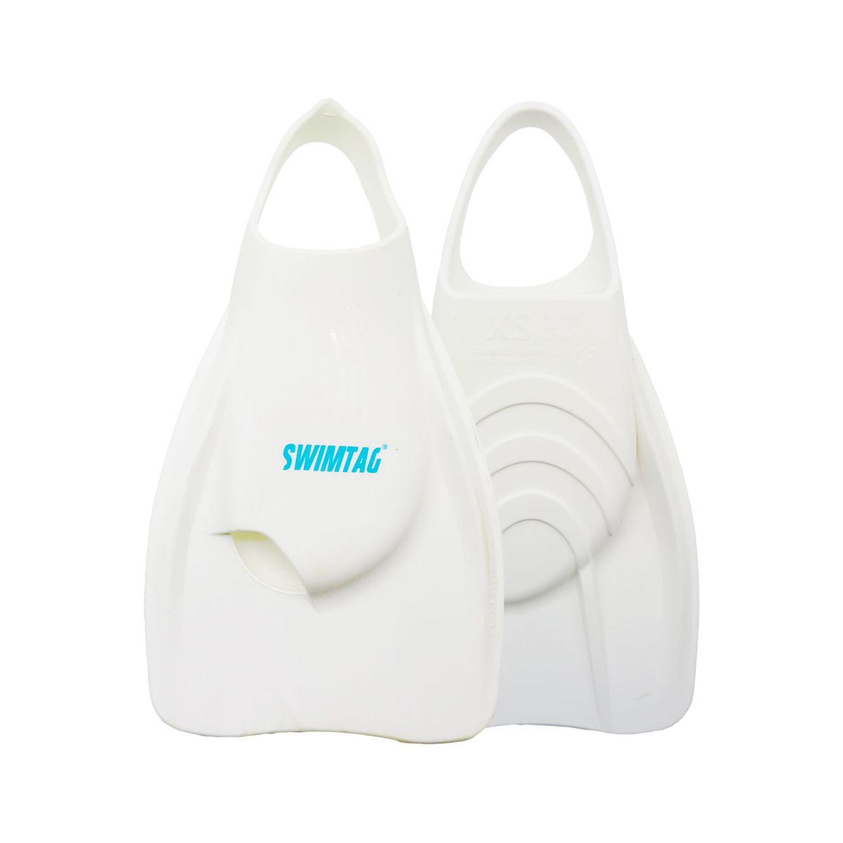 오션테그(OCEANTAG) 스윔테그 임팩트 트레이닝 숏핀 오리발 화이트