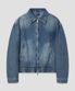 워시드 크롭 집업 데님 자켓 [인디고]