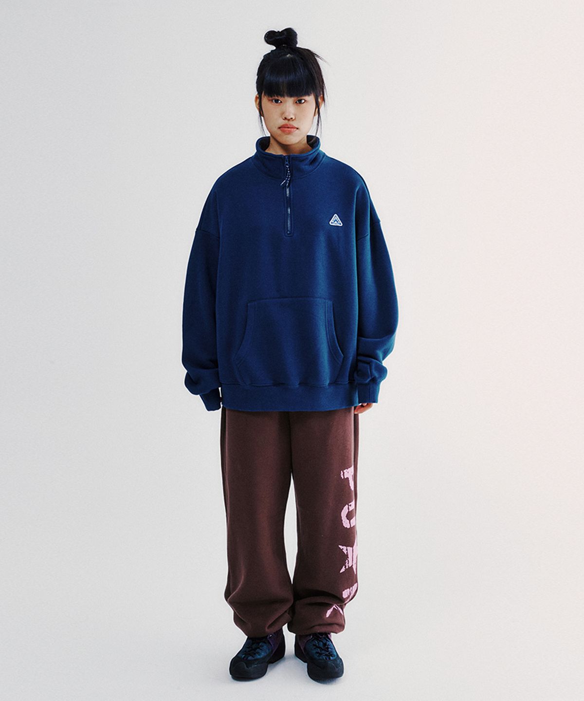 이스트쿤스트(ISTKUNST) 99 PUNK SWEATPANTS_BROWN(IK2EFMPA00A)