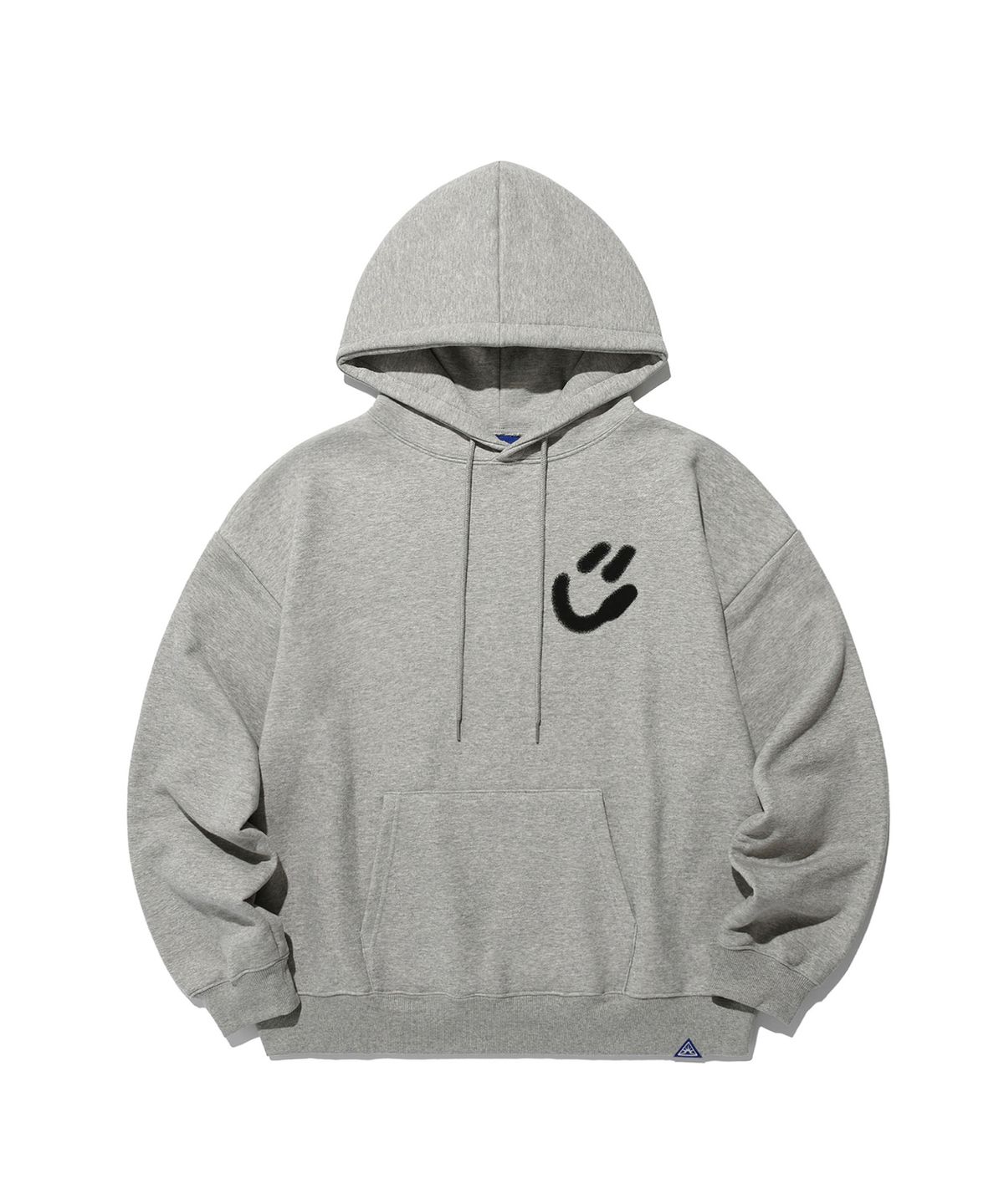 이스트쿤스트(ISTKUNST) BLUR SMILEY BALL HOODIE_GREY(IK2EFMM402A)