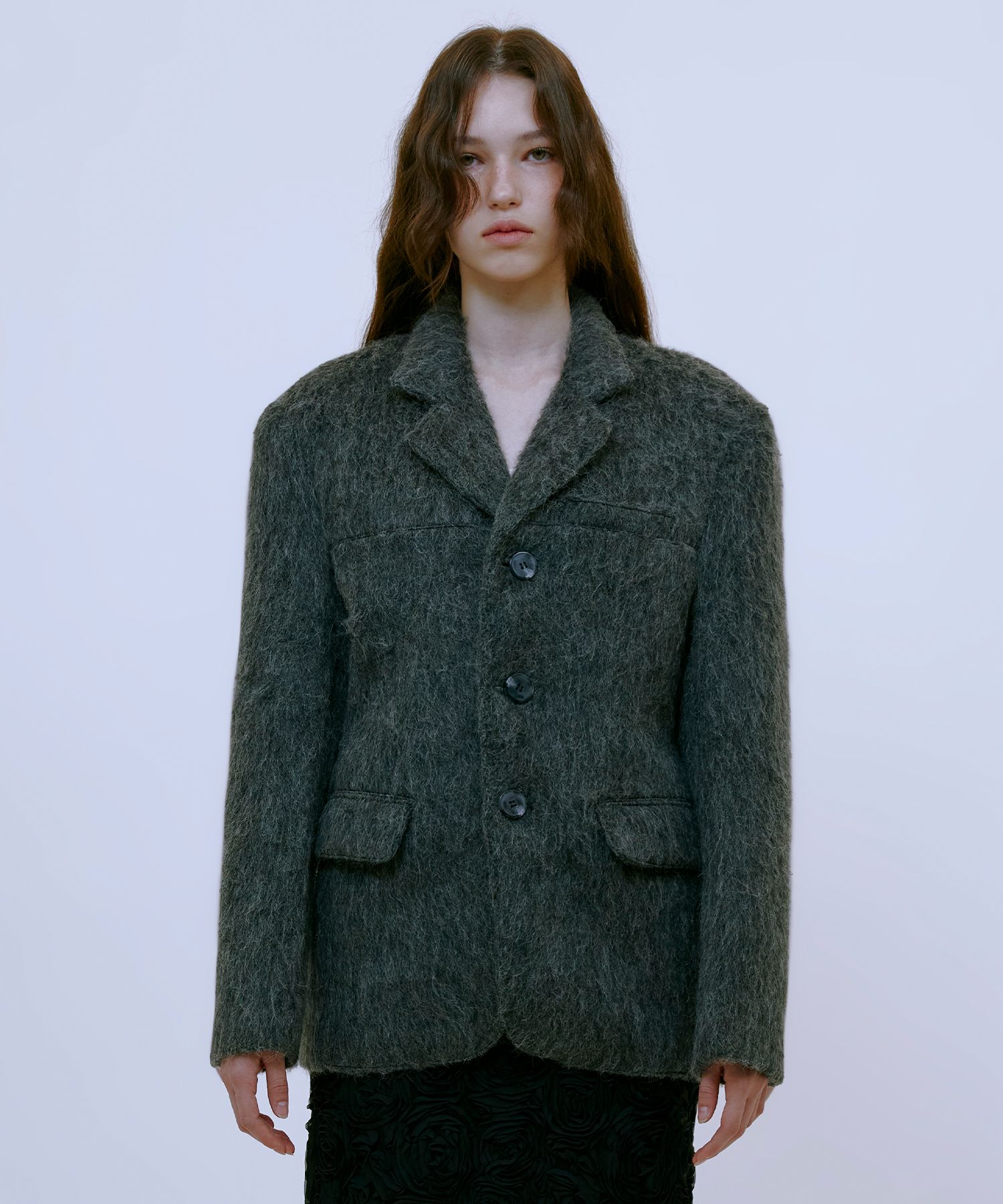 【13MONTH】Alpaca Oversize Jacket (GRAY) MUSINSA | 13MONTH Alpaca Oversize Jacket (GRAY)