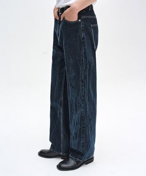 Dawn Semi Wide Jeans DCPT002CRDBlue