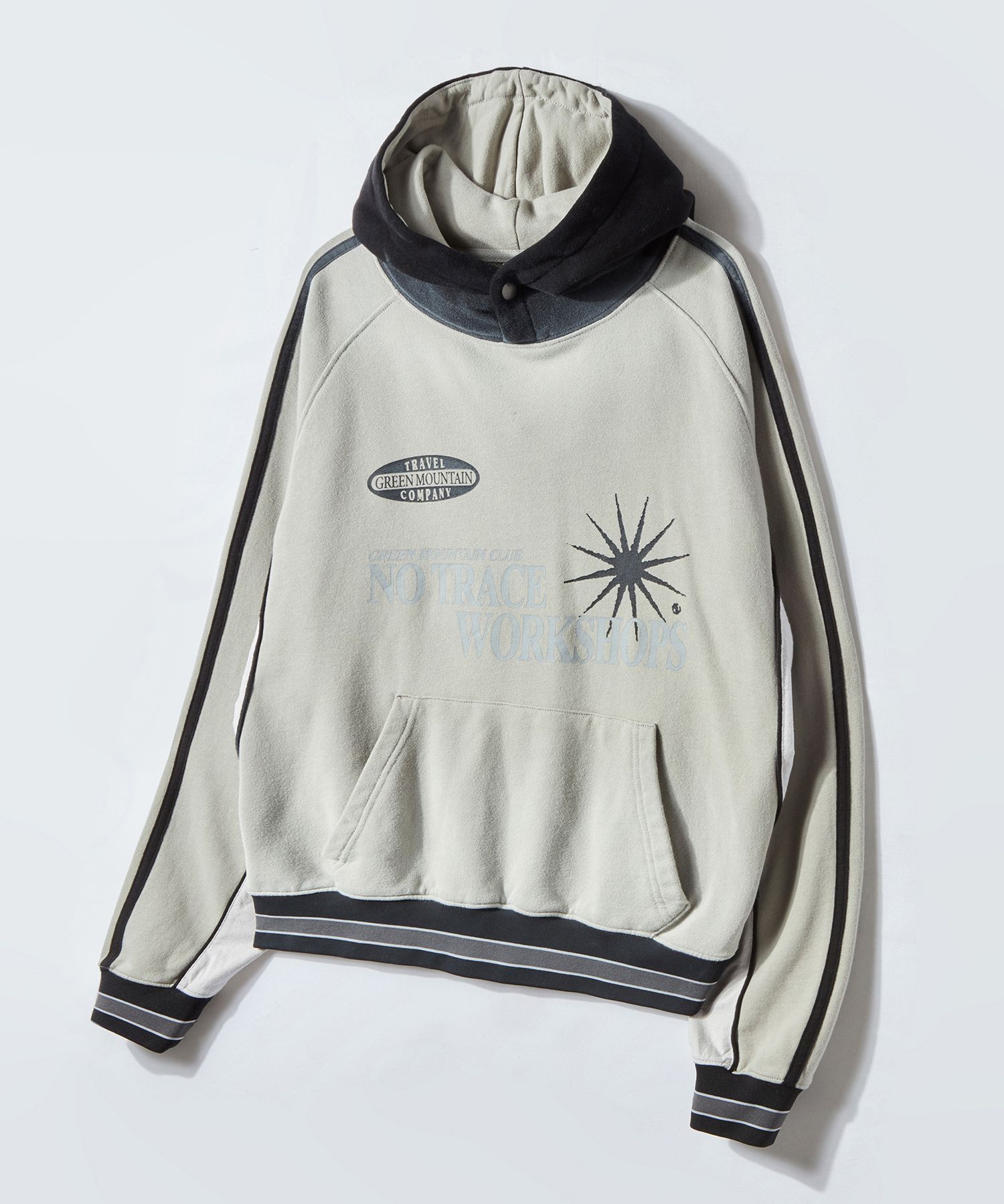 MUSINSA | FLAREUP Button Up Lace Hoodie (FL-148_Cream Beige)