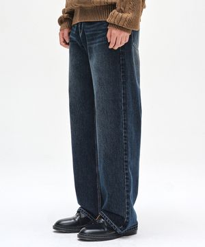 Mid Rise Wide Jeans DCPT027DBlueB