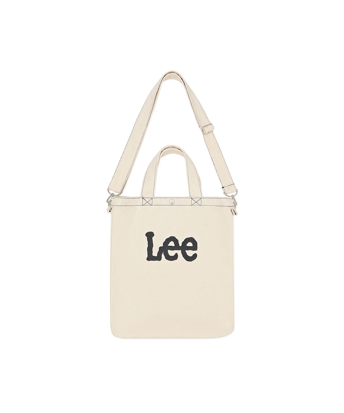리 키즈(LEE KIDS) 빅 트위치 로고 데님 에코백 아이보리 LK2403EC03IV