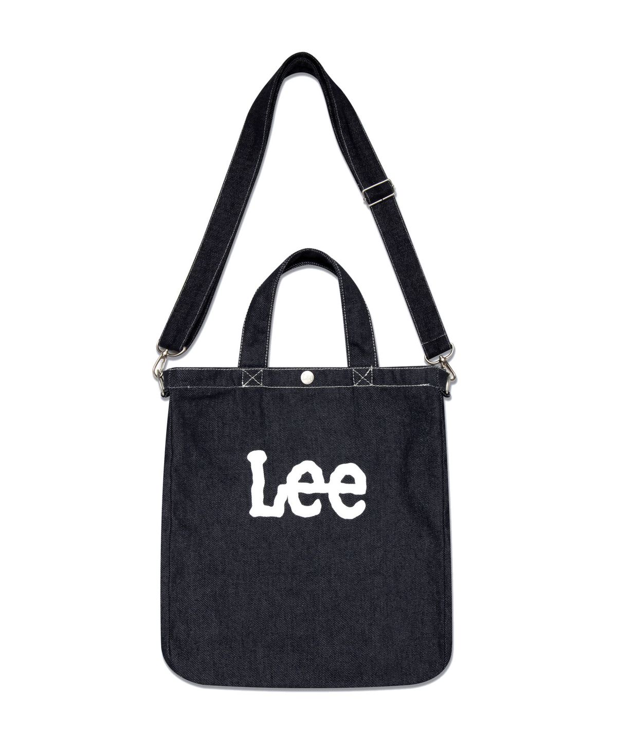 리 키즈(LEE KIDS) 빅 트위치 로고 데님 에코백 인디고미디움 LK2403EC03IM