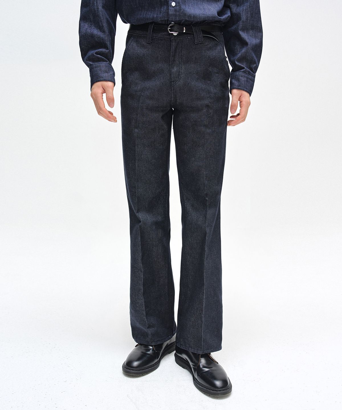 데케트(DECET) Dawn Semi Flared Jeans DCPT044CPIndigo2