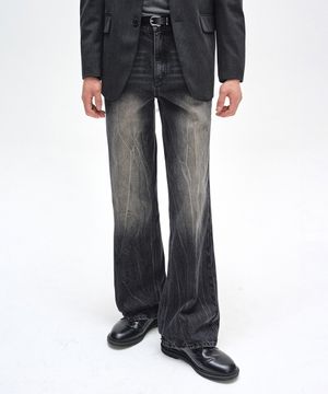 Dawn Semi Flared Jeans DCPT044CRBlackB