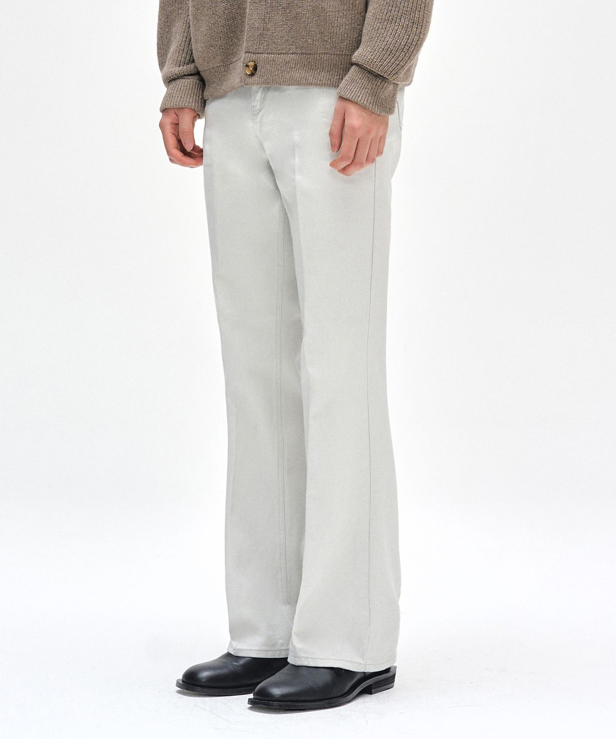 데케트(DECET) Dawn Semi Flared Jeans DCPT044LGray