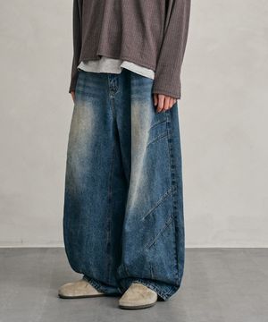 Balloon Wide Jeans DCPT055YLBlueB