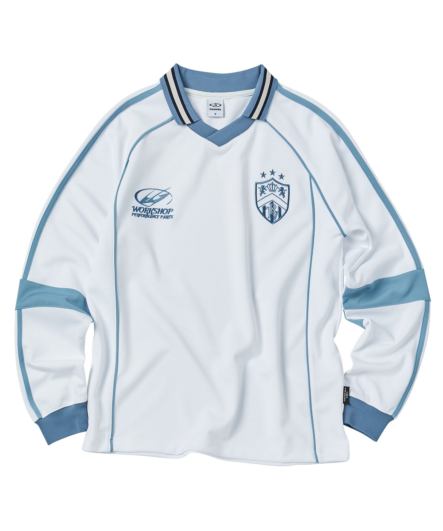 ★TRAVEL★ Jersey Piping Long Sleeve White MUSINSA | TRAVEL Jersey Piping Long Sleeve White