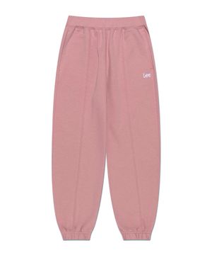 라인 포인트 스웨트 레귤러핏 조거팬츠 핑크 LK2403JP72PI