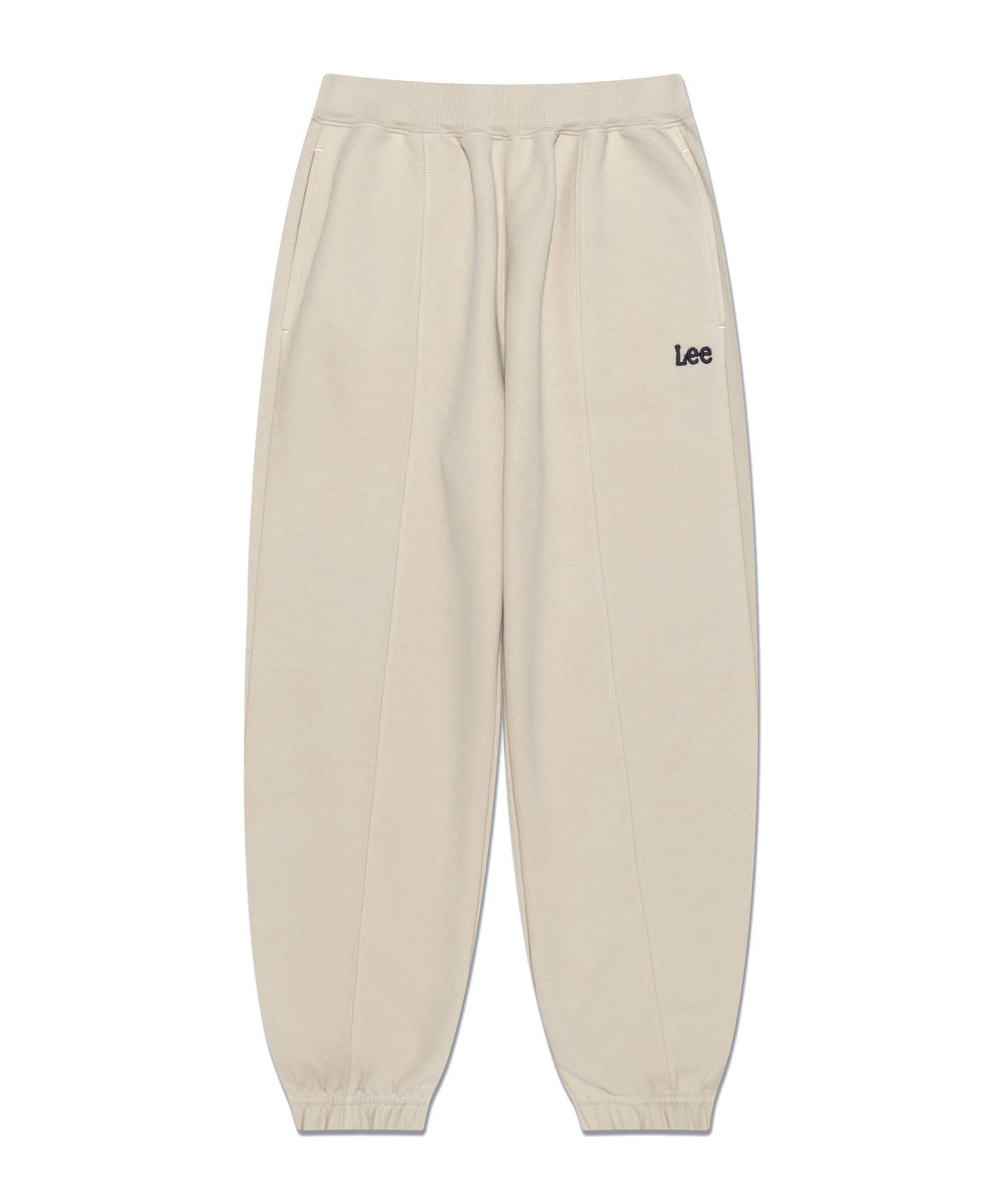 리 키즈(LEE KIDS) 라인 포인트 스웨트 레귤러핏 조거팬츠 아이보리 LK2403JP72IV