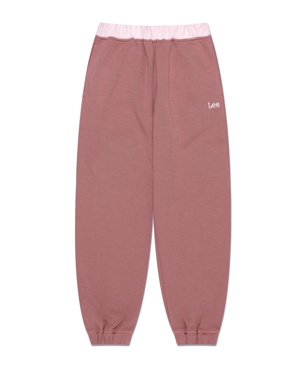 리 키즈(LEE KIDS) 배색 스웨트 레귤러핏 조거팬츠 핑크 LK2403JP70PI