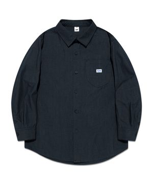 포켓 레귤러핏 셔츠 인디고미디움 LK2403SH40IM