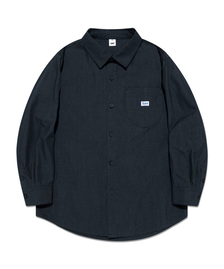 포켓 레귤러핏 셔츠 인디고미디움 LK2403SH40IM