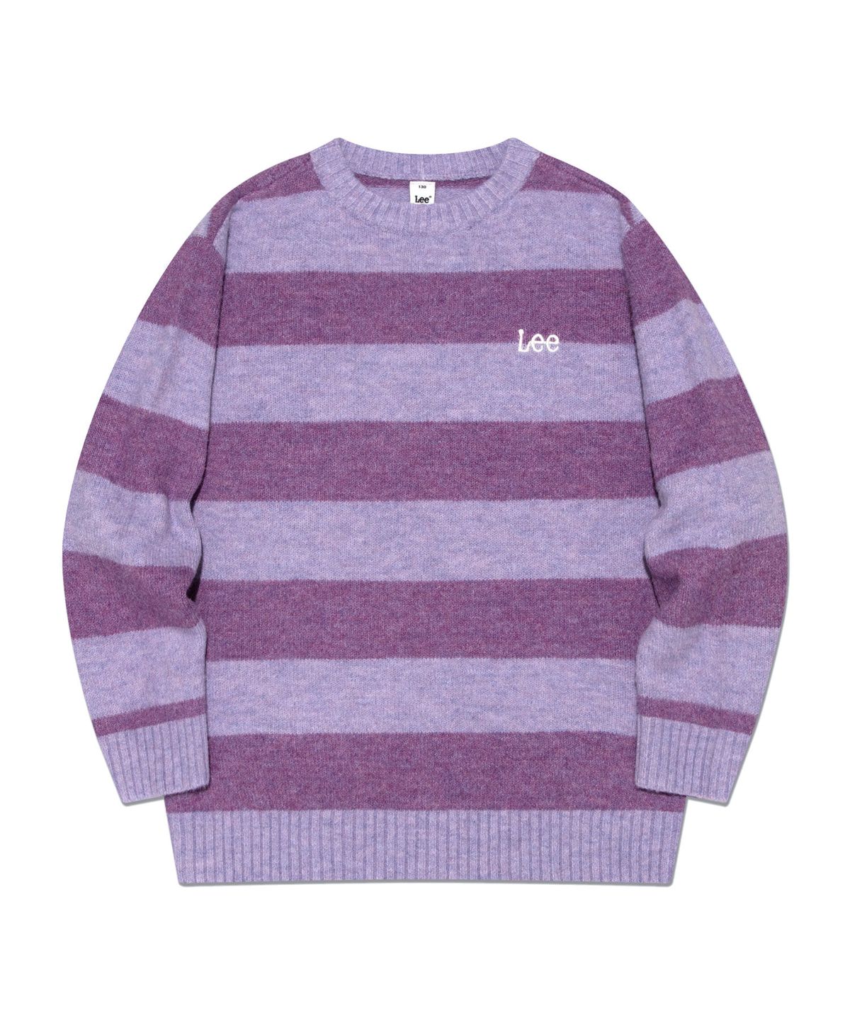 리 키즈(LEE KIDS) 스트라이프 릴렉스핏 풀오버 퍼플 LK2403KT02PU