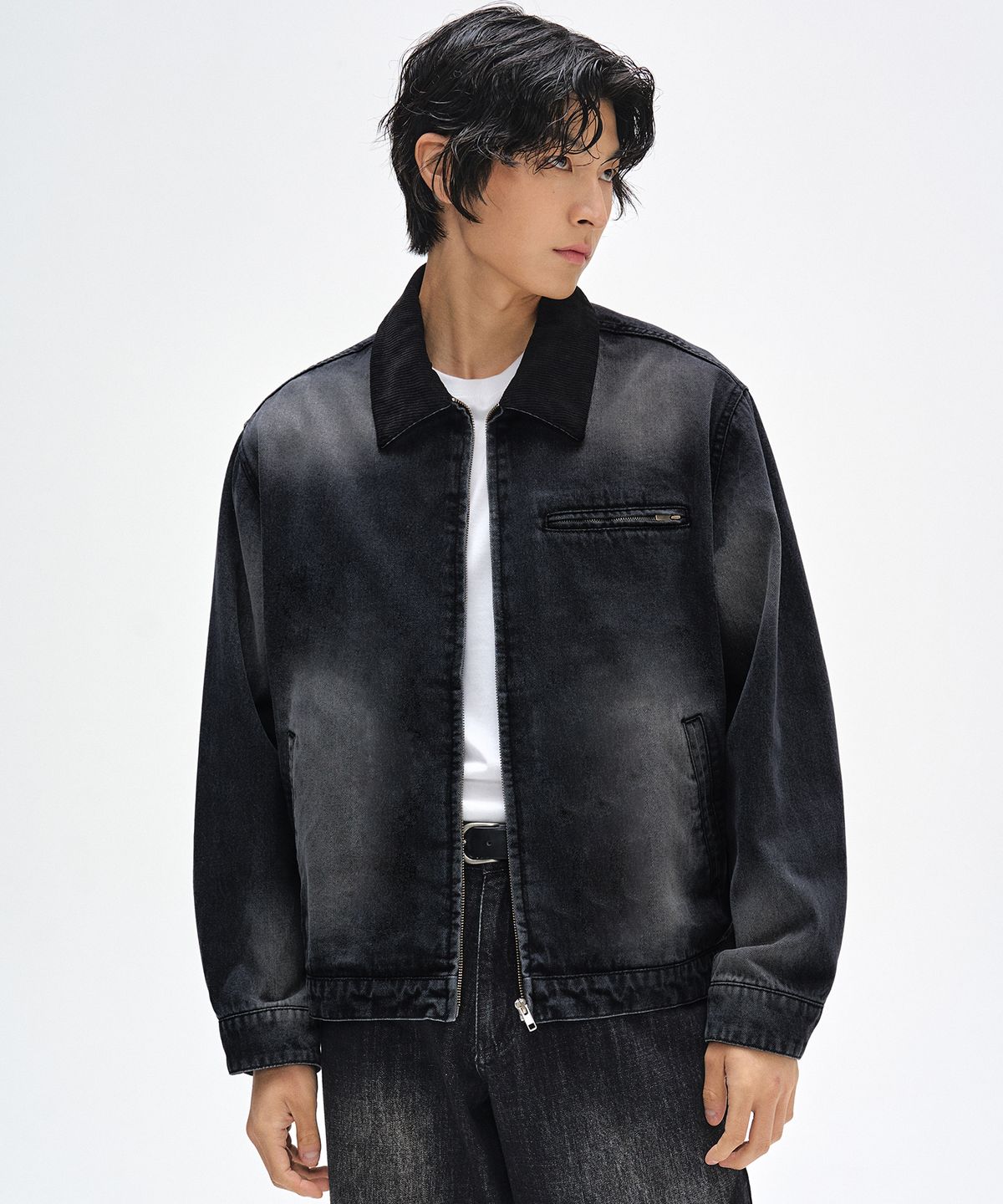 데케트(DECET) Denim Work Jacket DCJK003BlackA