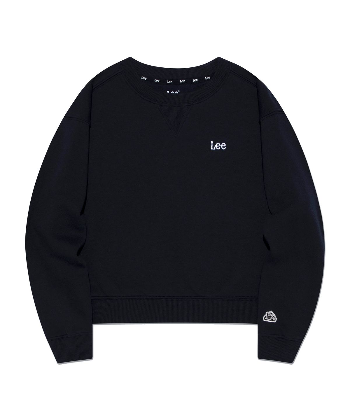 리 키즈(LEE KIDS) 크롭 레귤러핏 스웨트셔츠 네이비 LK2403CR72NA