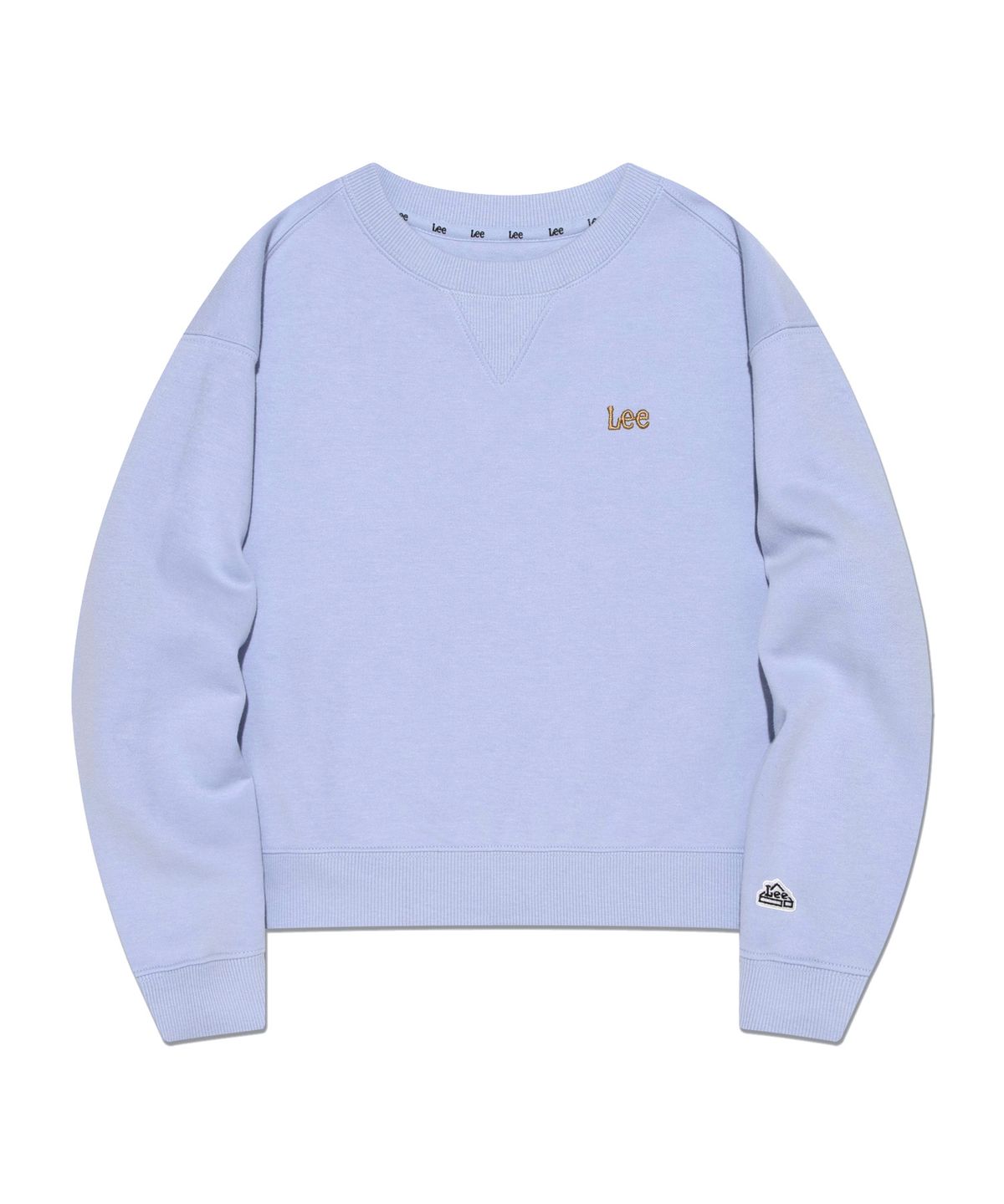 리 키즈(LEE KIDS) 크롭 레귤러핏 스웨트셔츠 퍼플 LK2403CR72PU