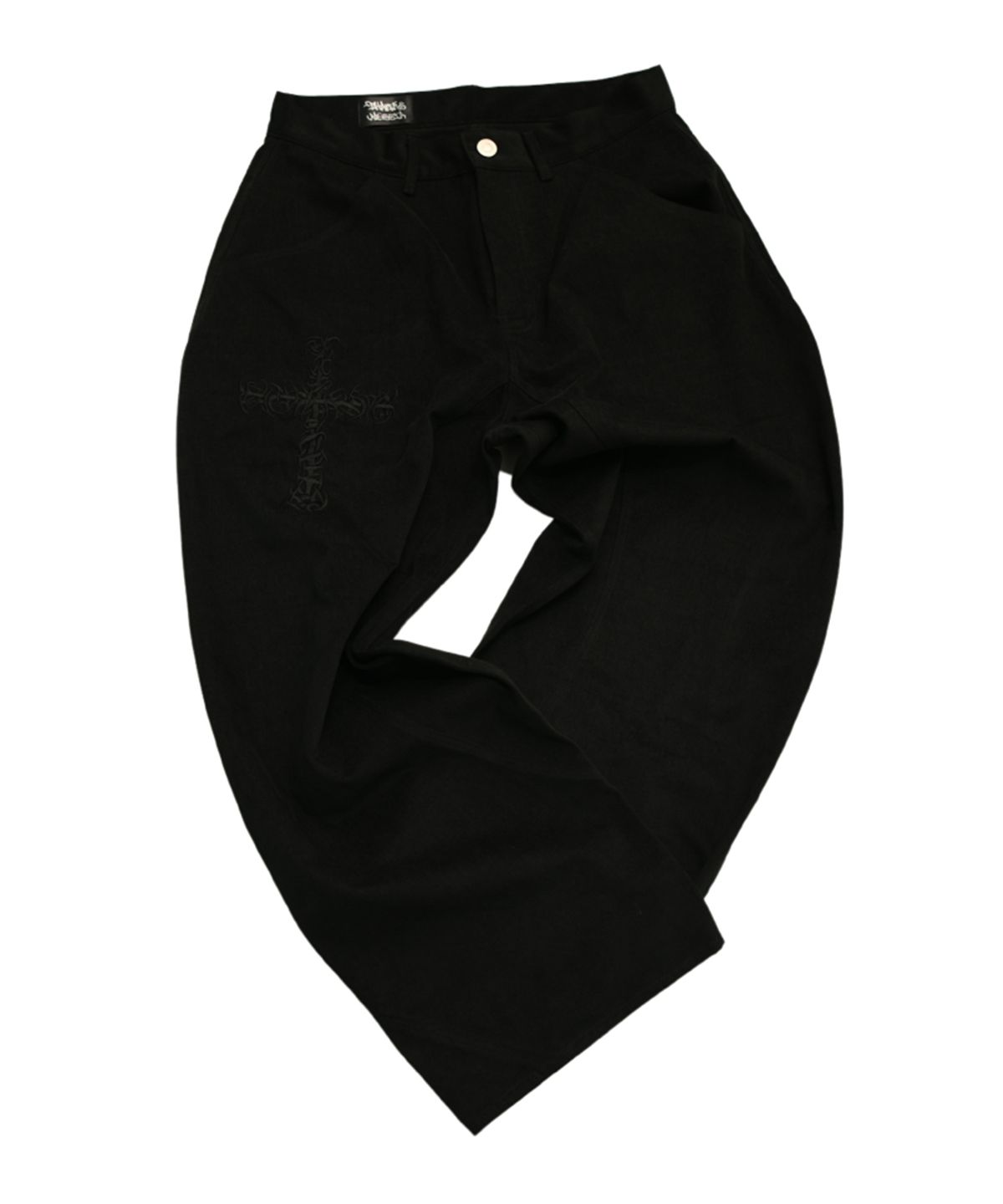 땡스메시아(THANKS MESSIA) ARCHIVE CROSS PANTS-BLACK