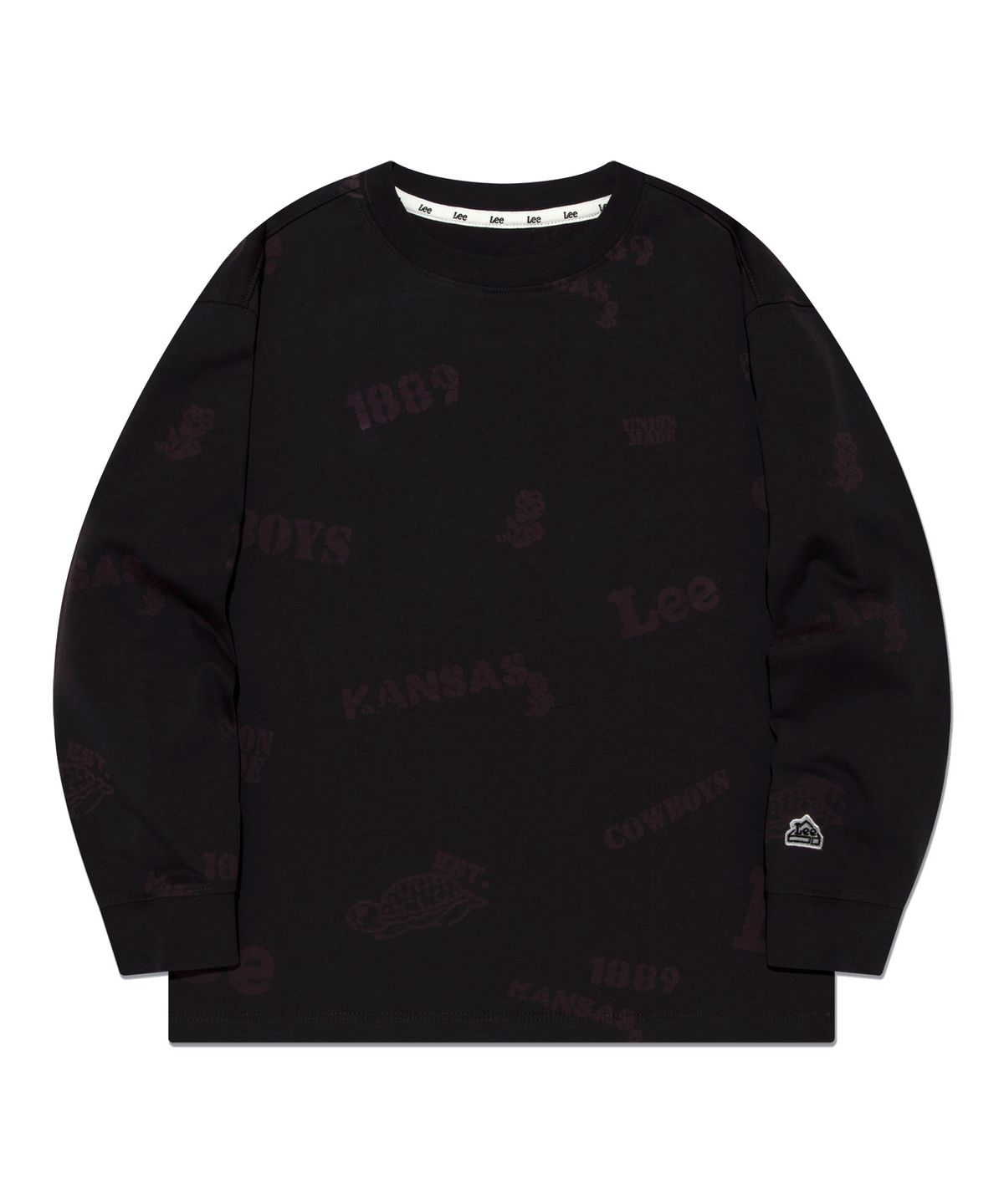 리 키즈(LEE KIDS) 스케터 울오버 싱글 루즈핏 티셔츠 그레이 LK2403LT41GR