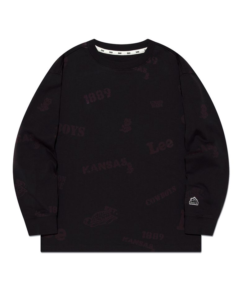 스케터 울오버 싱글 루즈핏 티셔츠 그레이 LK2403LT41GR
