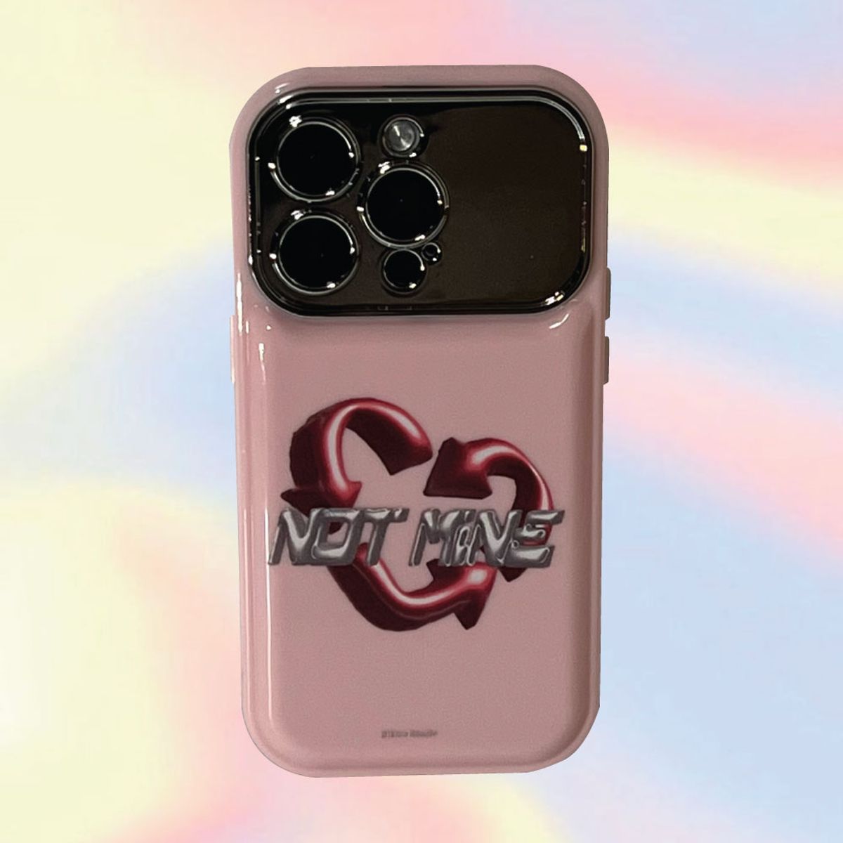 블레임 스튜디오(BLAMESTUDIO) NOT MINE Baby pink love case