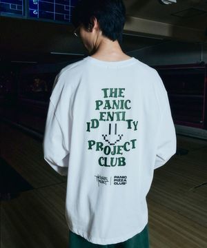 [콜라보] PANIC PIZZA long sleeve [white]