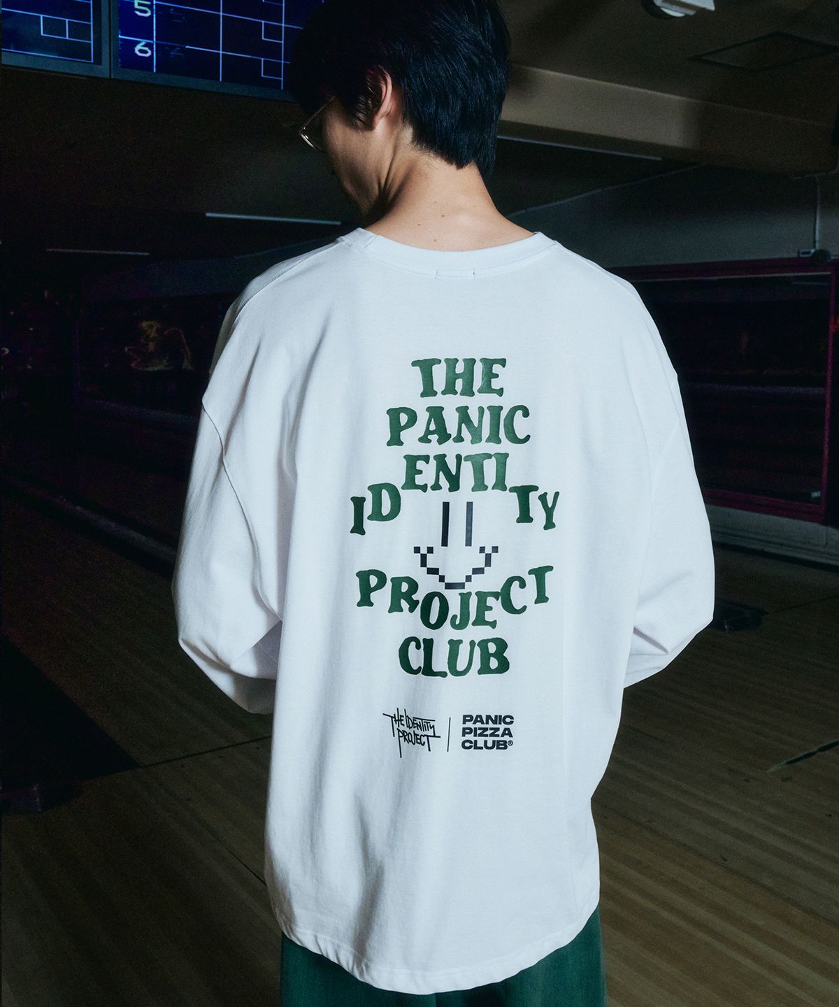 더 아이덴티티 프로젝트(THE IDENTITY PROJECT) [콜라보] PANIC PIZZA long sleeve [white]
