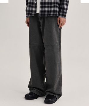 [유튜버 PICK] 가먼트워싱 카펜터 팬츠_차콜