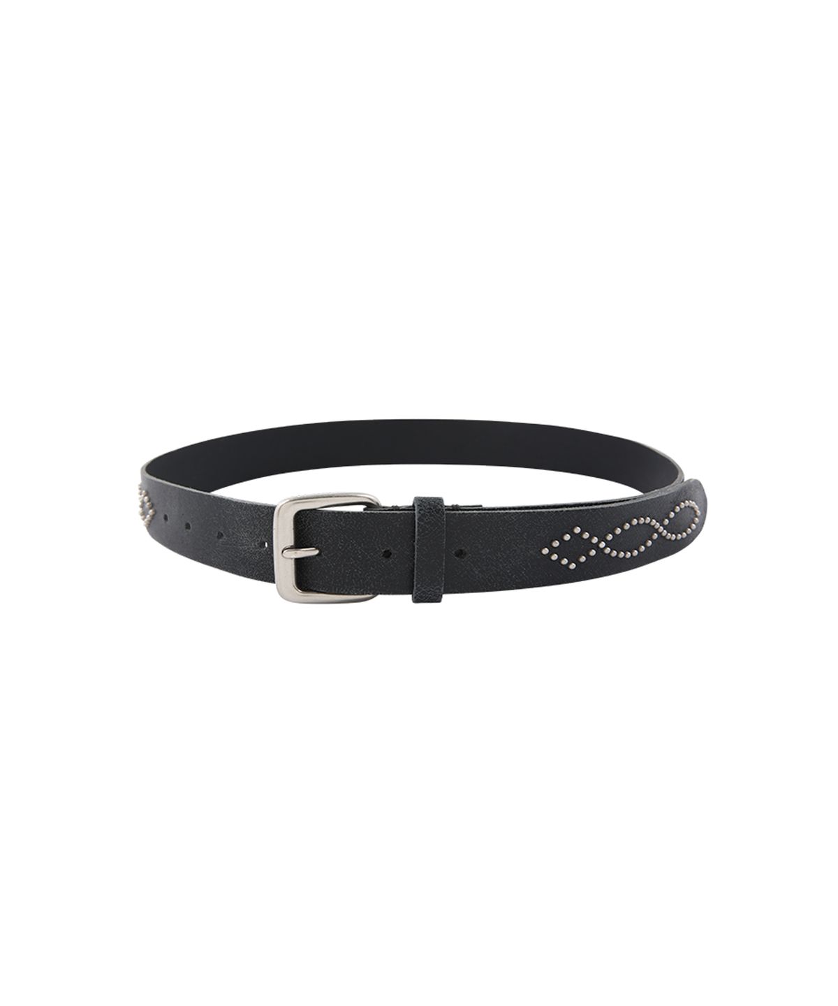 써틴먼스(13MONTH) Western Stud Belt (BLACK)