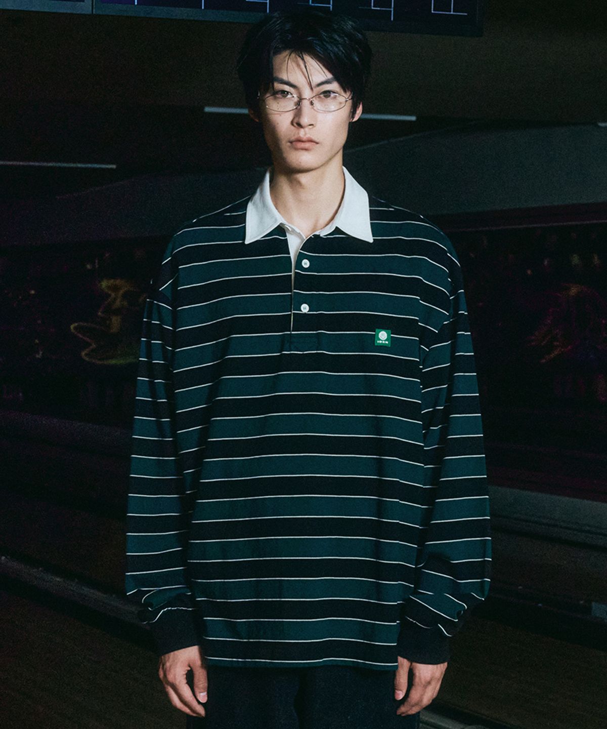 더 아이덴티티 프로젝트(THE IDENTITY PROJECT) SMILE rugby shirt [jungle st]