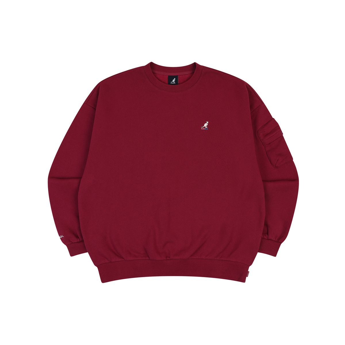 캉골(KANGOL) KNGL 포켓 스웨트셔츠 1755 버건디