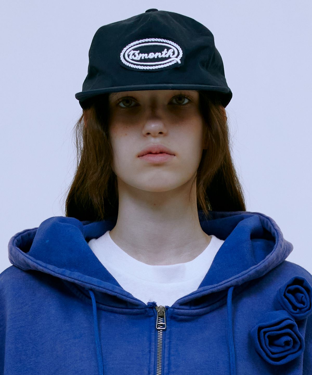 써틴먼스(13MONTH) Plain Logo Ball Cap (NAVY)