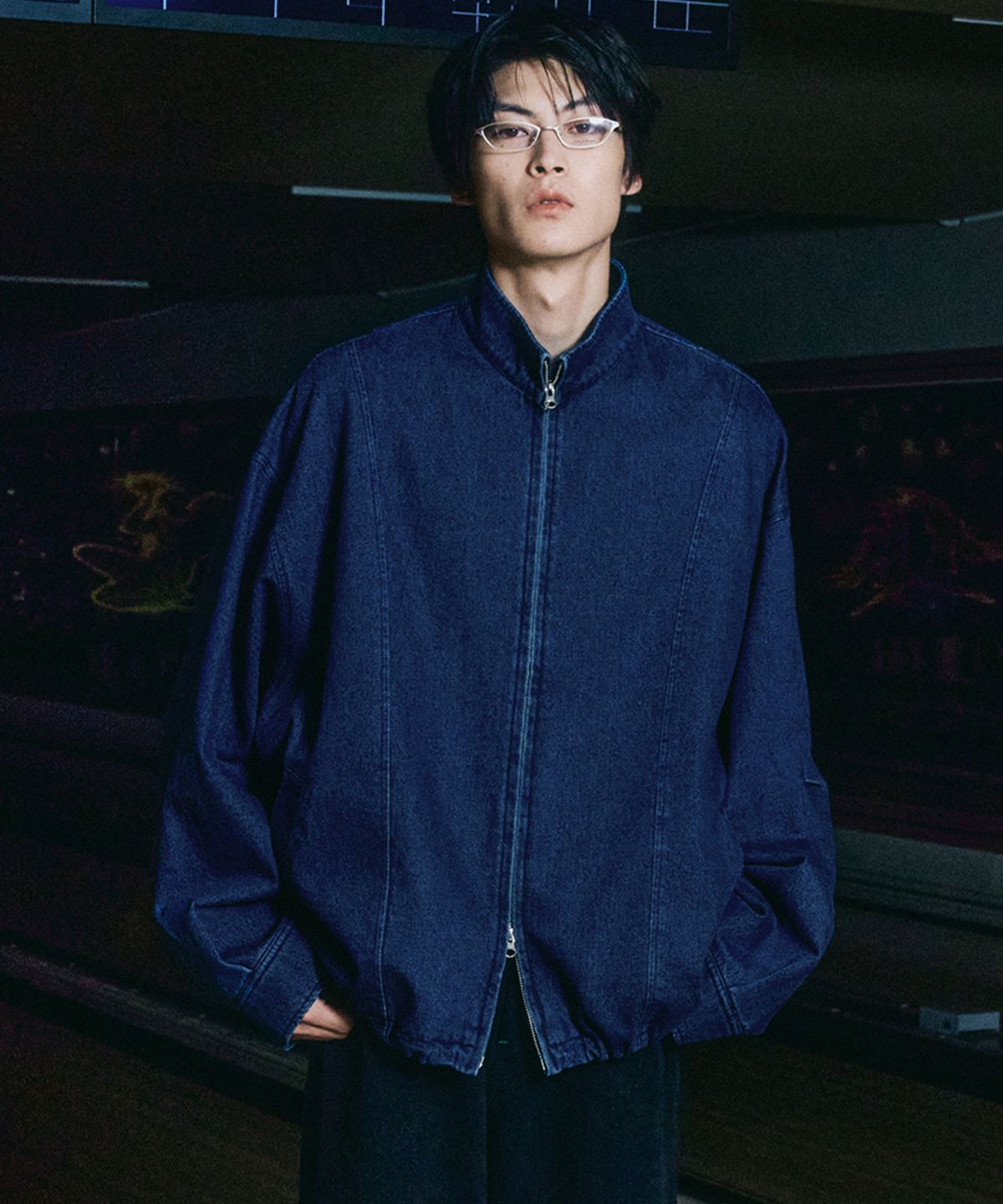 더 아이덴티티 프로젝트(THE IDENTITY PROJECT) COEY washed denim jumper [washed blue]