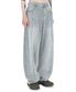 STITCHED WIDE VOLUME PANTS - LIGHT BLUE