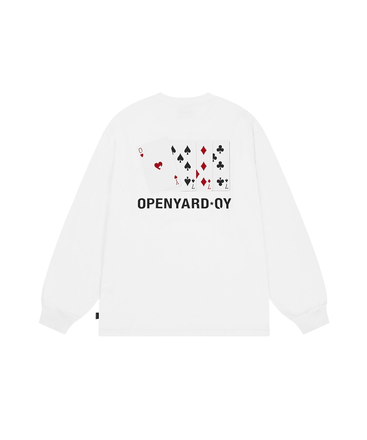 ★OY★TRUMP CARD LONG SLEEVE - WHITE★正規品/韓国直送料込 MUSINSA | OY TRUMP CARD LONG SLEEVE - WHITE