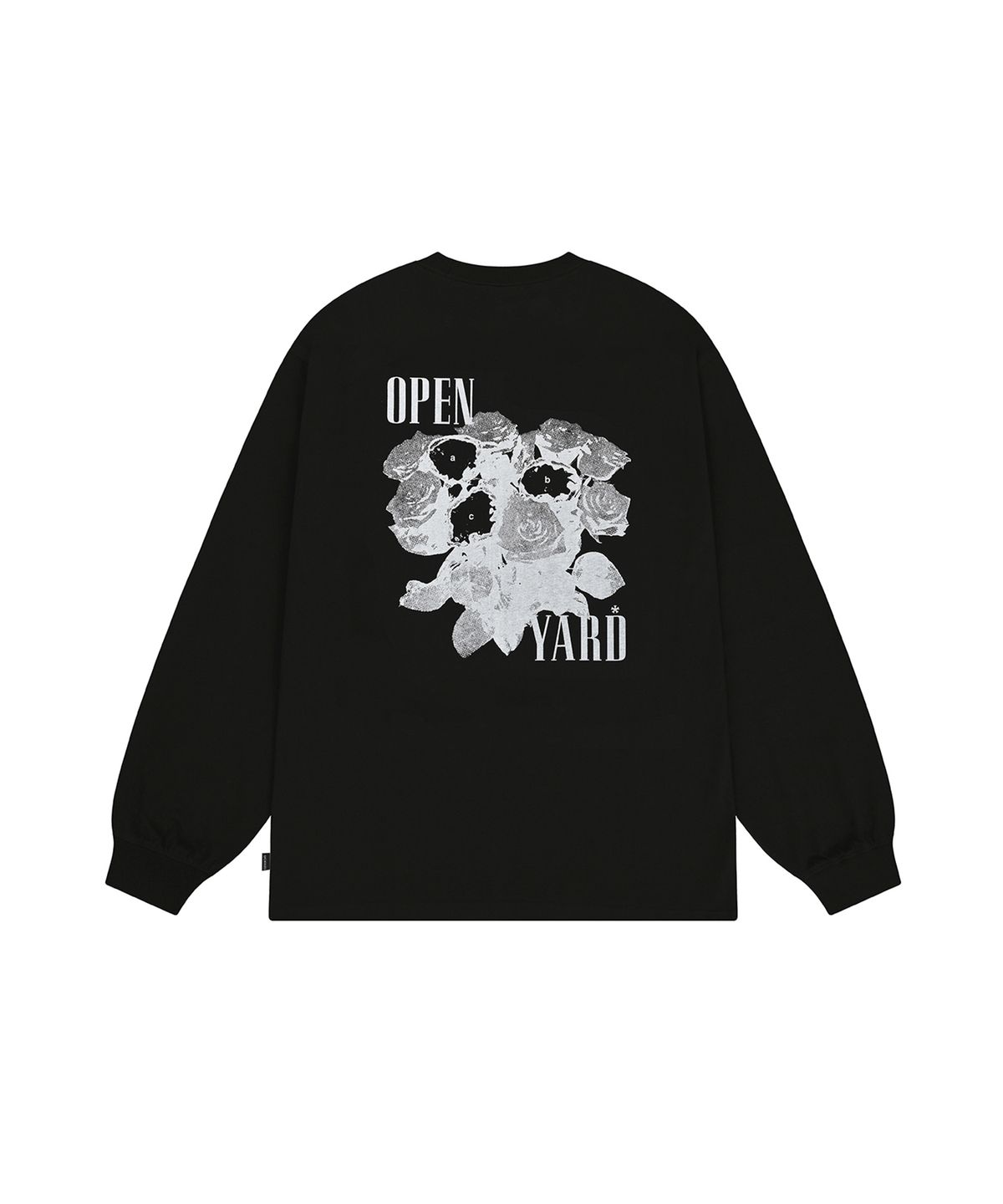 오픈야드(오와이)(OPENYARD(OY)) ROSE OPYD LONG SLEEVE - BLACK