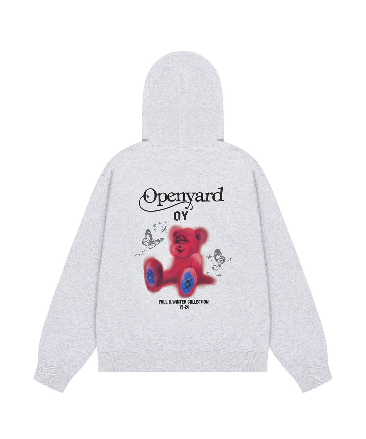 오픈야드(오와이)(OPENYARD(OY)) DREAMY ODOLLY HOODIE - LIGHT MELANGE