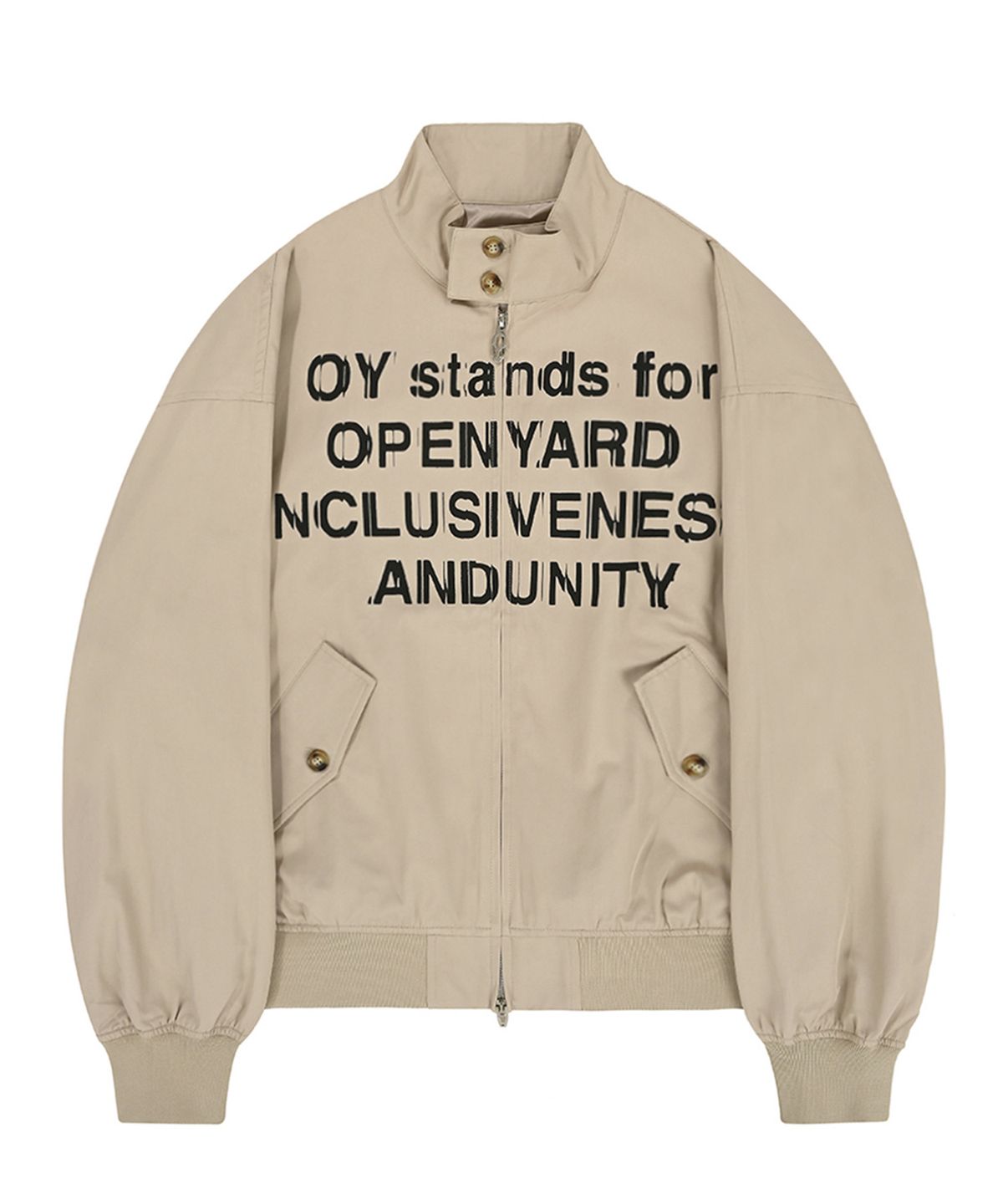 오픈야드(오와이)(OPENYARD(OY)) SENSE HARRINGTON JACKET - BEIGE