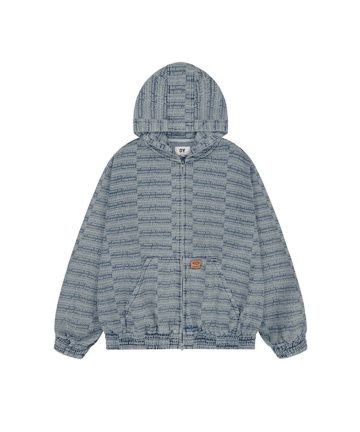 오픈야드(오와이)(OPENYARD(OY)) P.L WASHED DENIM HOODED JACKET - BLUE