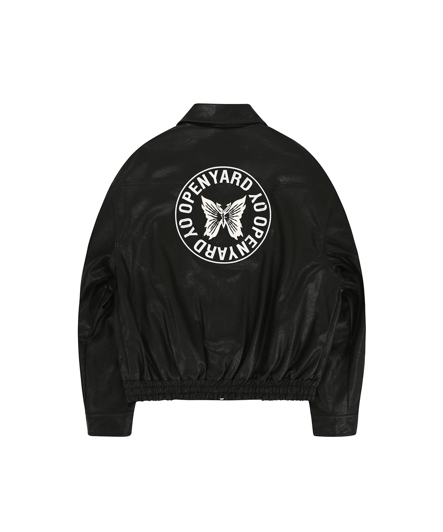 ★OY★VEGAN LEATHER BUTTERFLY BIKER JACKET-BLACK★正規品 ☆OY☆VEGAN LEATHER BUTTERFLY BIKER JACKET-BLACK☆正規品 (OY