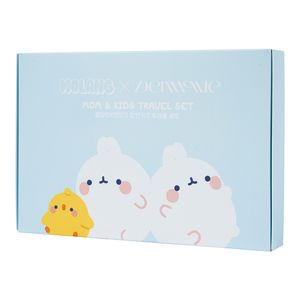 몰랑이X덴띠끄 맘앤키즈(휴대용 여행용 칫솔 치약 세트)